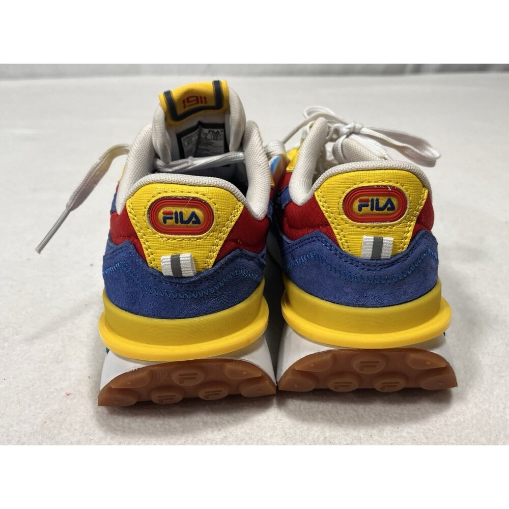 Fila Women’s Retro Runner Sneakers Multicolor 6.5 Blue Red Yellow - Picture 4 of 11